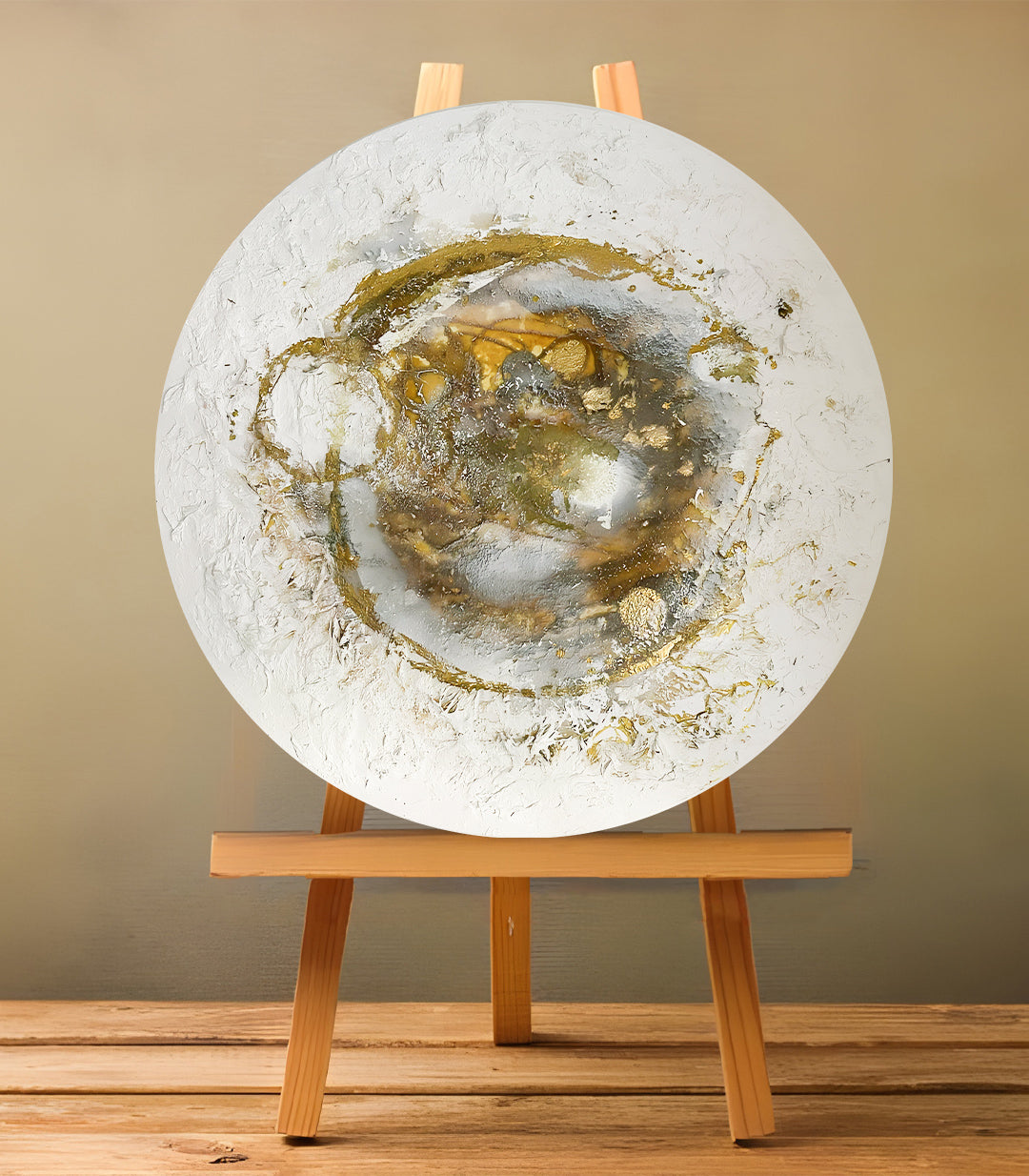 Golden Aura - signé par l'artiste Samira AKR.